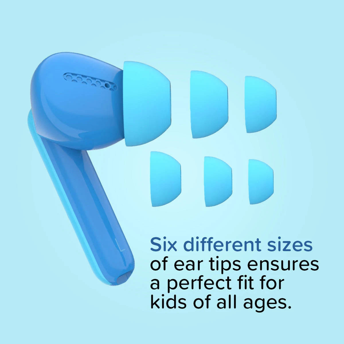 myFirst CareBuds Kids TWS Earbuds (Space Blue)