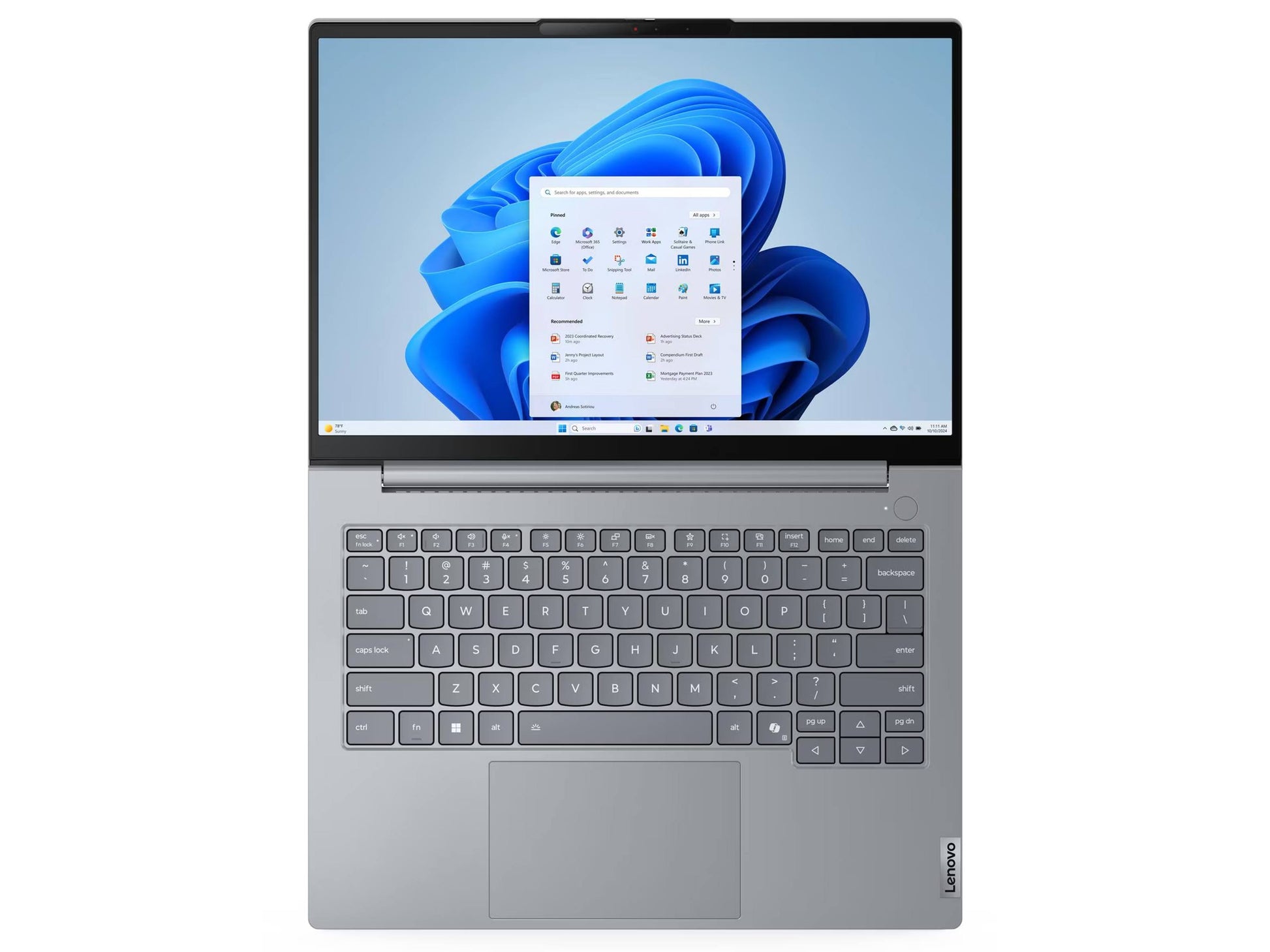 Lenovo ThinkBook 14 Gen 9 14" Core 7 240H 16GB RAM 512GB Business Laptop - Arctic Grey