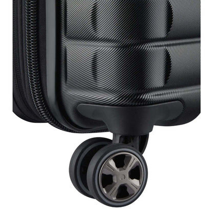 Delsey Shadow 5.0 - 55 cm Expandable Cabin Suitcase - Black