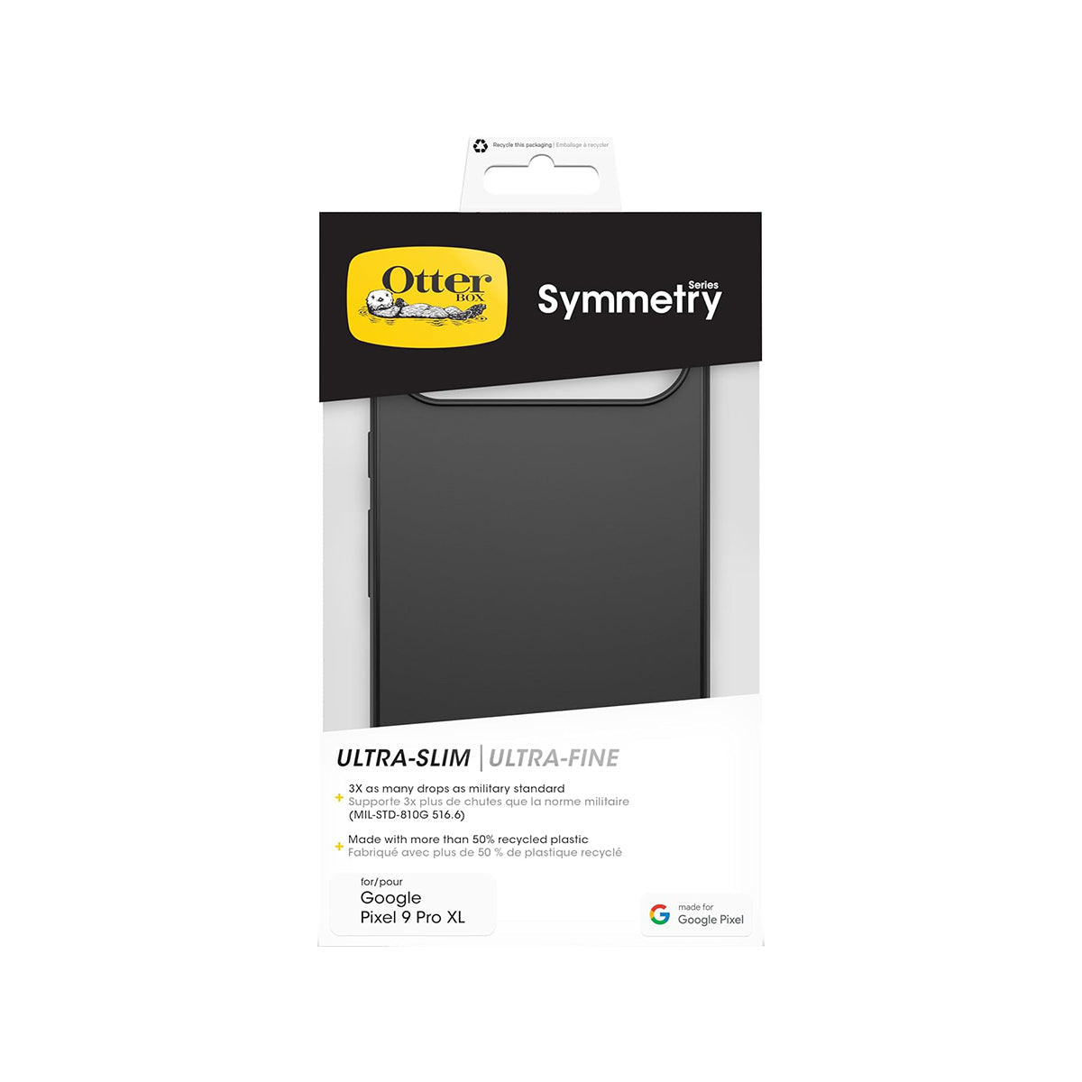 OtterBox Symmetry Phone Case for Pixel 9 XL (Black)