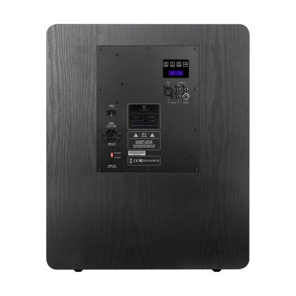 Tonewinner SW-D6000 15 Inch 800W Stereo Subwoofer Black