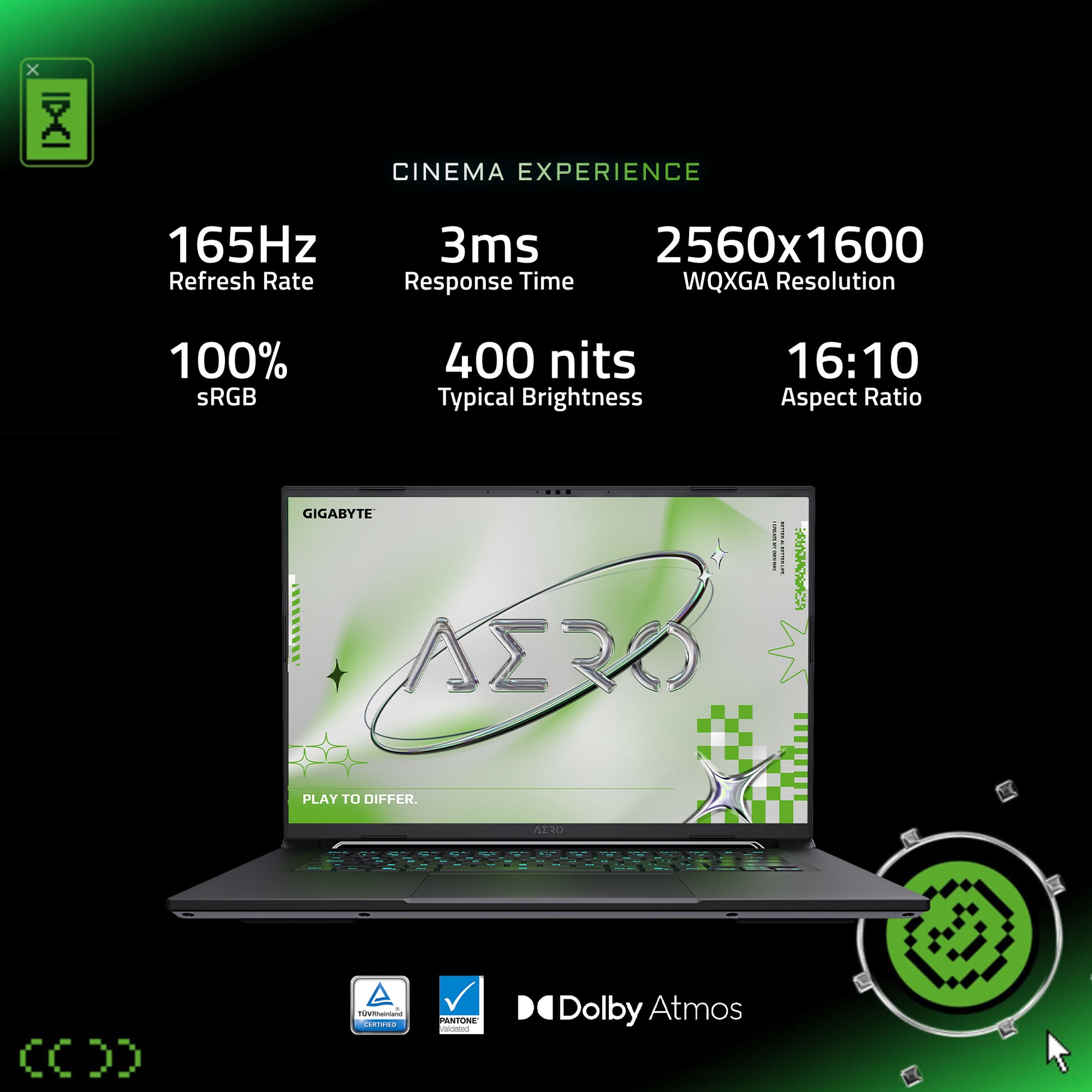 GIGABYTE AERO X16 | RTX 5070 | Ryzen AI 7 350 | Gaming Laptop