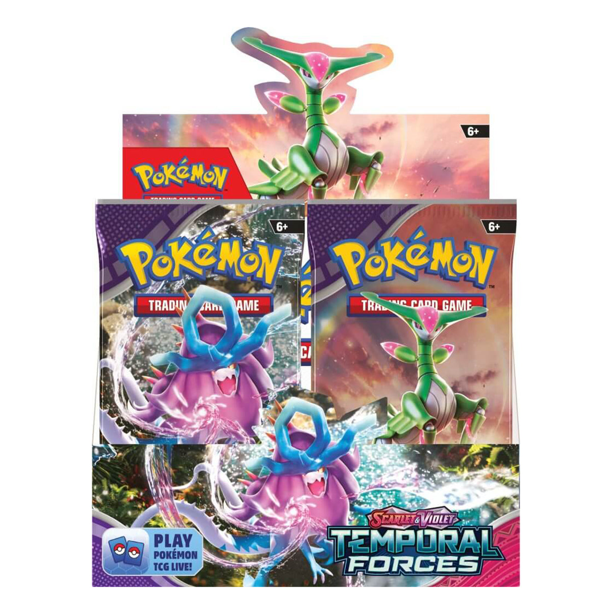 POKEMON TCG Scarlet & Violet Temporal Forces Booster Box