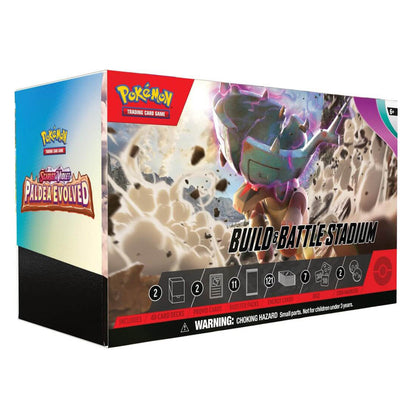 POKEMON TCG Scarlet & Violet Paldea Evolved Build & Battle Stadium