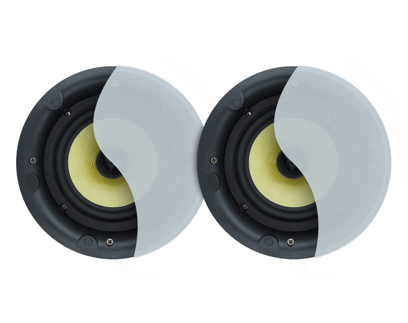 Weconic 6.5" Rimless Ceiling Speakers 160W 8ohm Pair LGC63