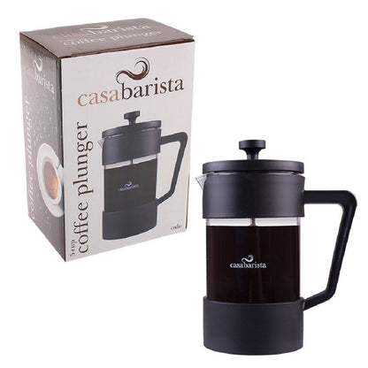 Casabarista Oslo Coffee Plunger - 5 Cup 600ml Black