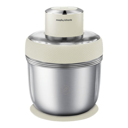 Morphy Richards Stainless Steel Chopper S-Blades One Button Control White