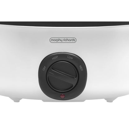 Morphy Richards 6.5L Sear Stew Slow Cooker Variable Heating Vivid White