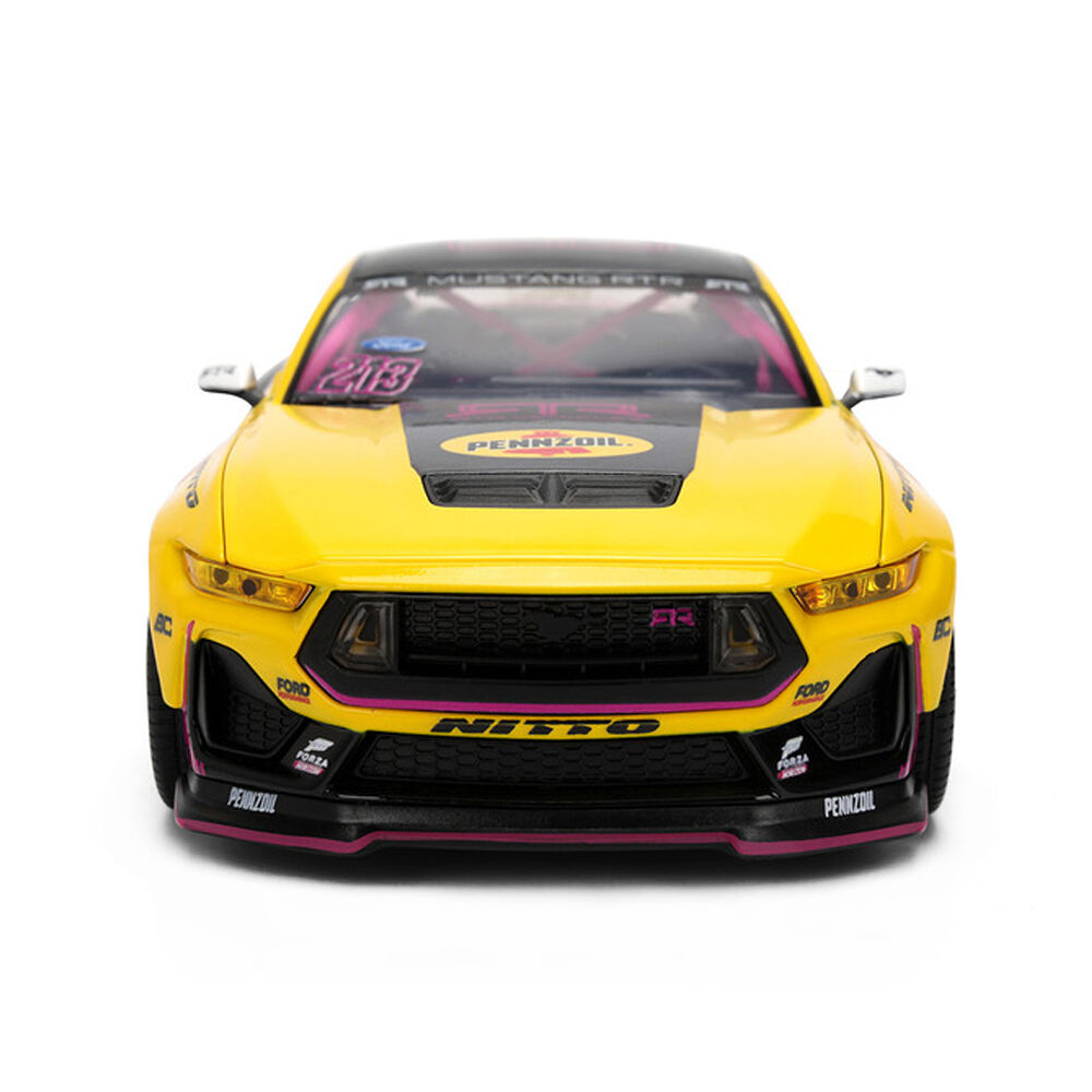 Jada 1:24 Big Time Muscle 2025 Ford Mustang RTR Ben Hobson Racing Diecast Car