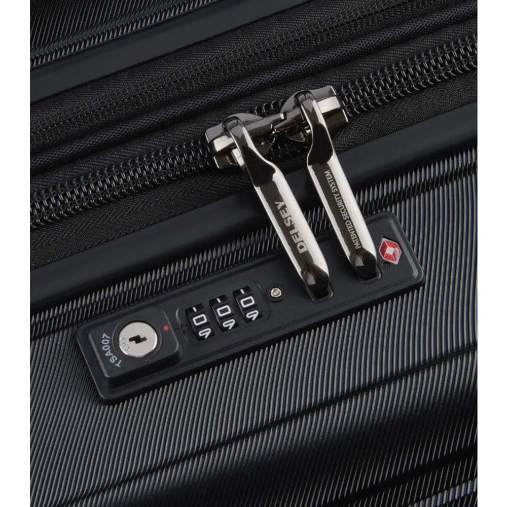 Delsey Shadow 5.0 - 66 cm Expandable 4 Wheel Suitcase - Black