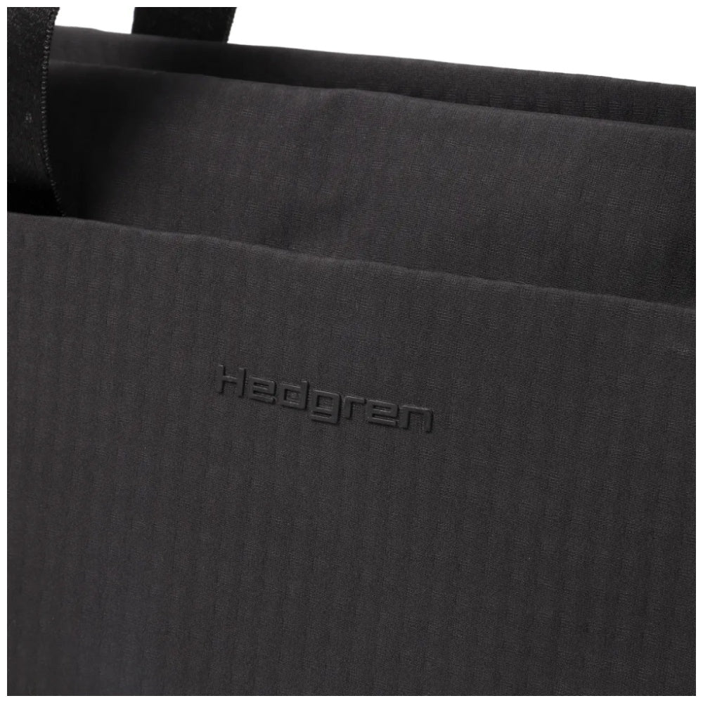 Hedgren Satoshi Womens Travel 14in Laptop Tote Handbag Lockable Zips Black