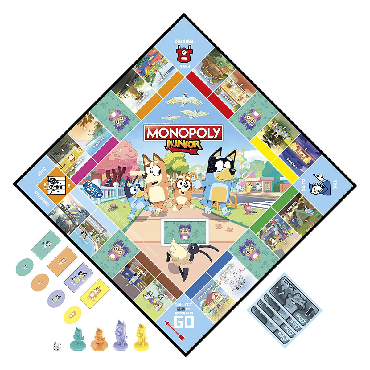 Hasbro Monopoly Junior Bluey