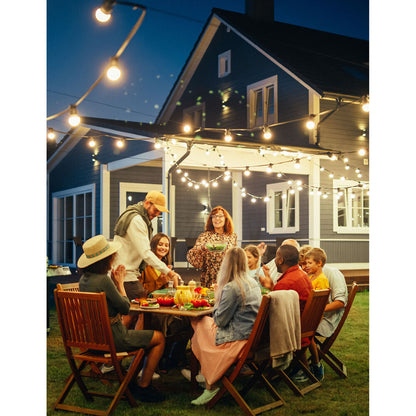 LumiFX 20 Bulb LED WIFI Smart Festoon Lights 20m Warm White