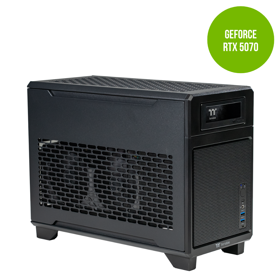 Thermaltake Nomad PRO Gaming Desktop PC ( Intel 14600KF / RTX 5070 / 32GB RAM) - Black Edition