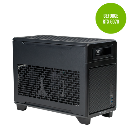 Thermaltake Nomad PRO Gaming Desktop PC ( Intel 14600KF / RTX 5070 / 32GB RAM) - Black Edition