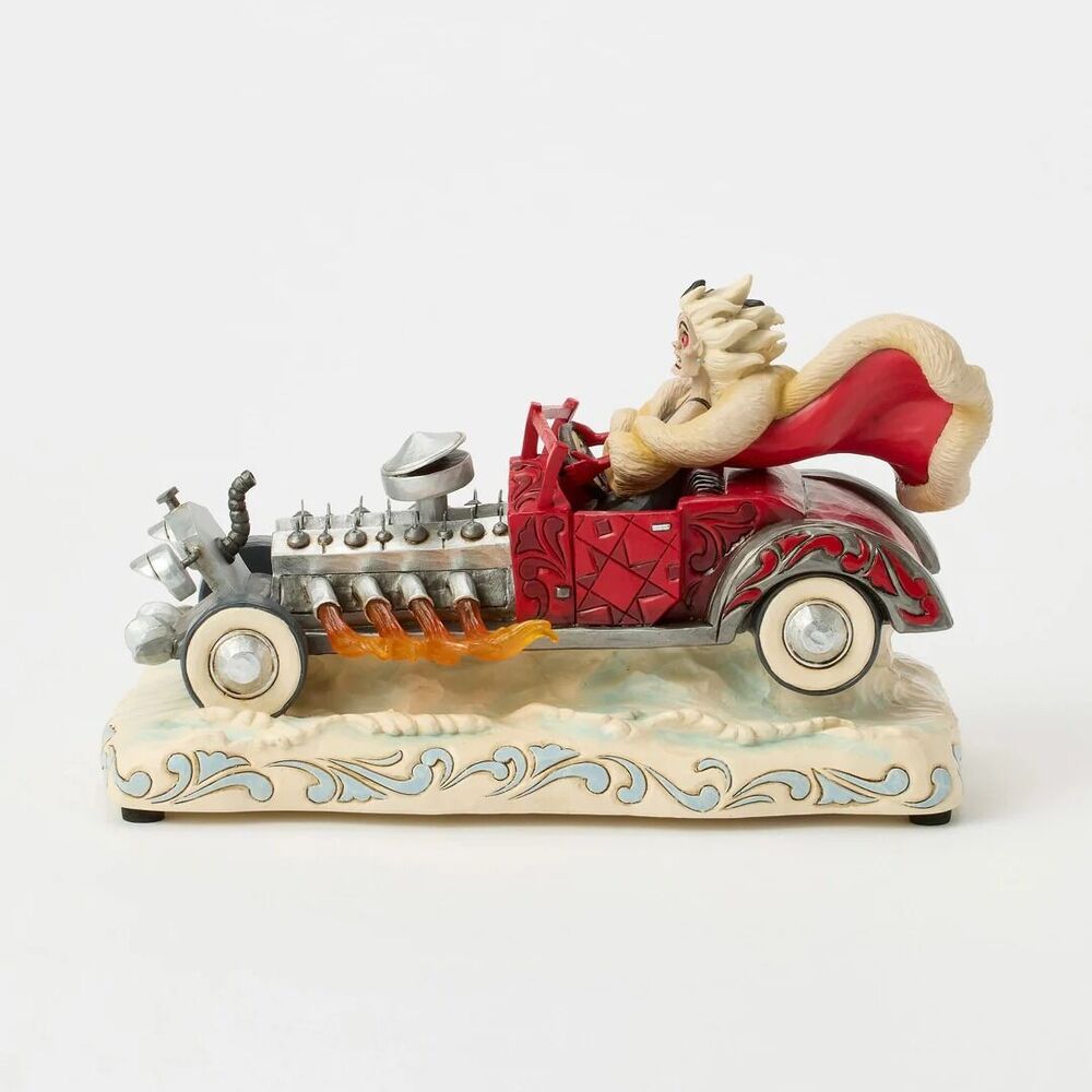 Jim Shore Disney Traditions - 101 Dalmatians - Cruella Car Scene Musical