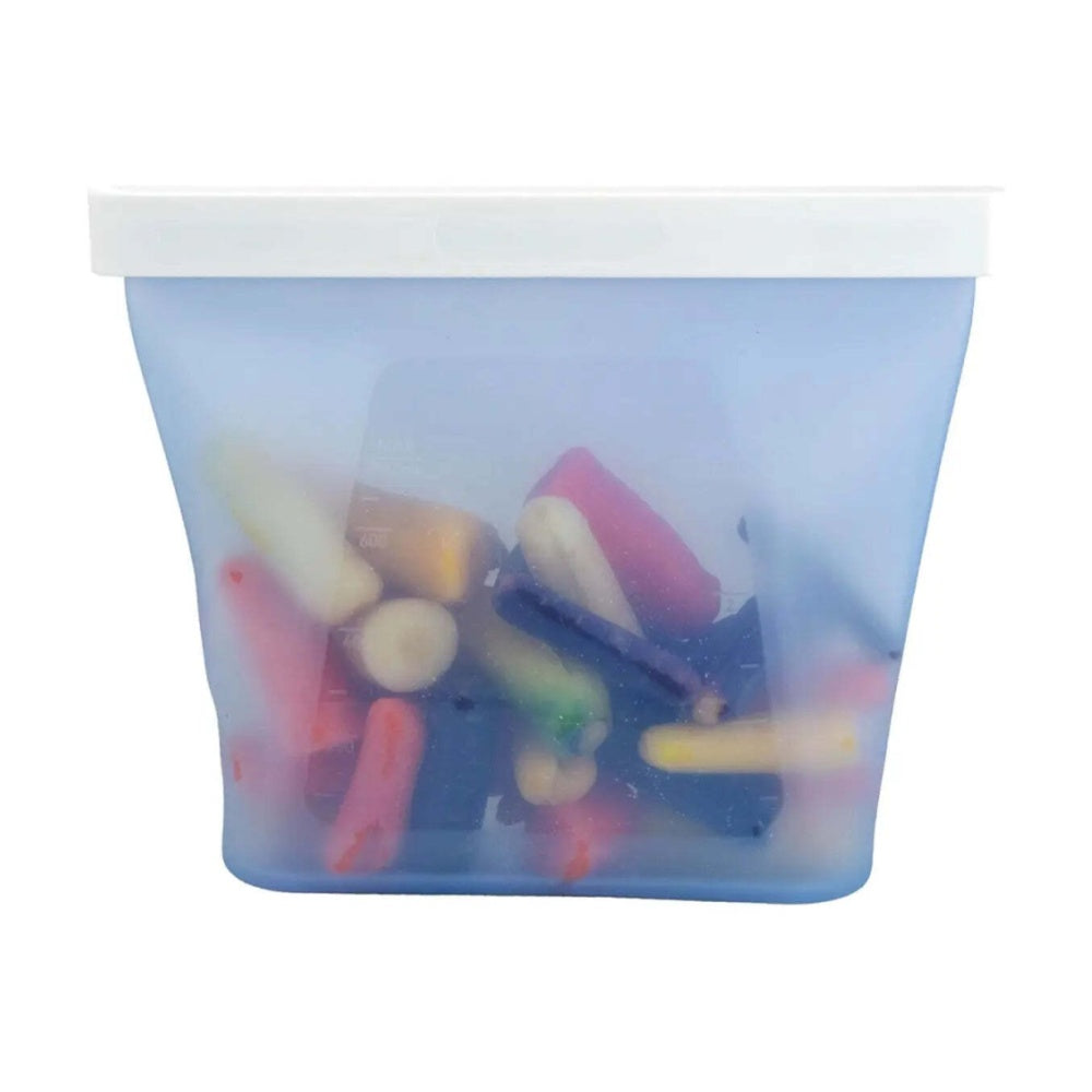 Humangear GoPouch Medium 800ml Food Grade Silicone Pouch Blue