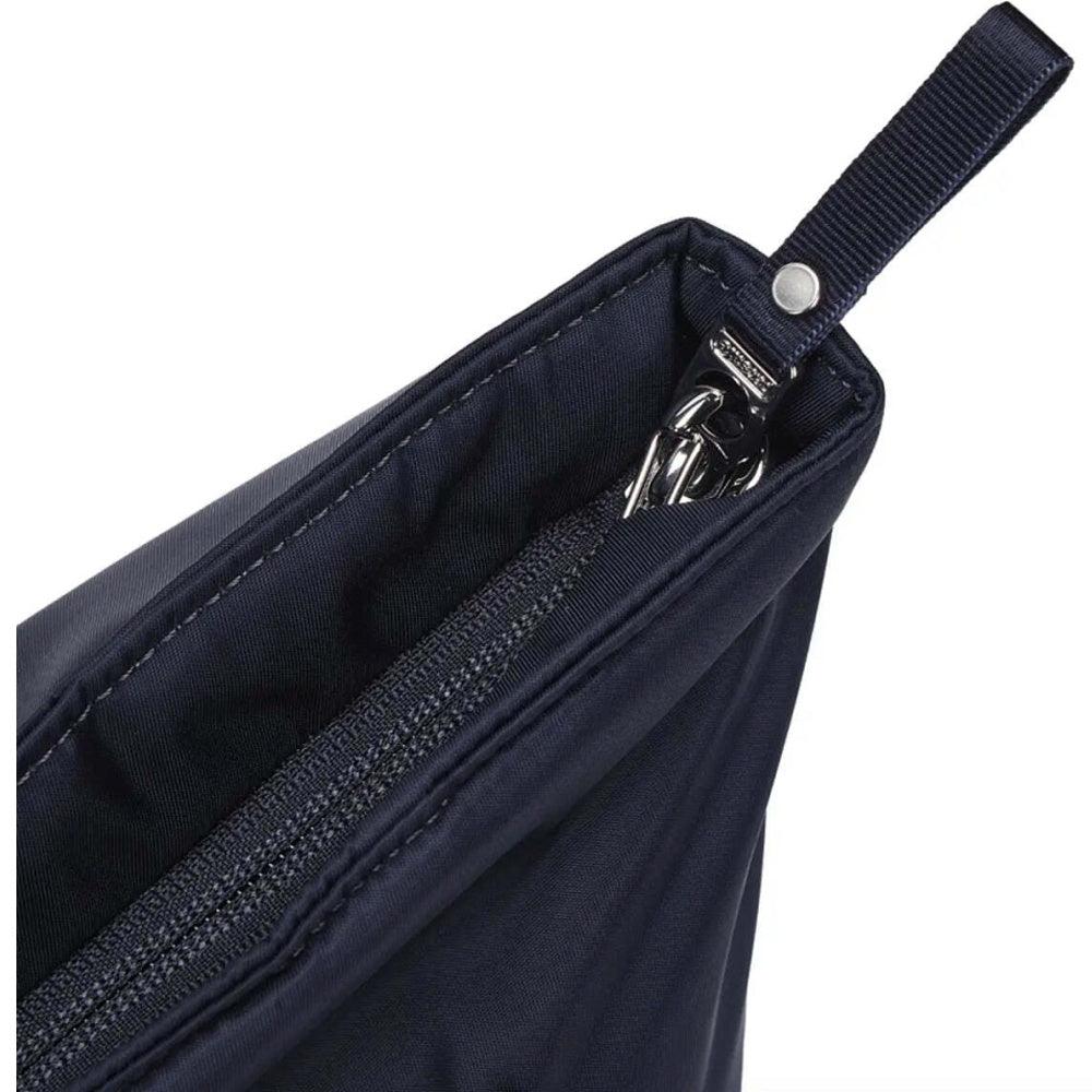 Pacsafe W Anti-Theft RFID Blocking Carryall 13" Laptop Tote Bag Navy