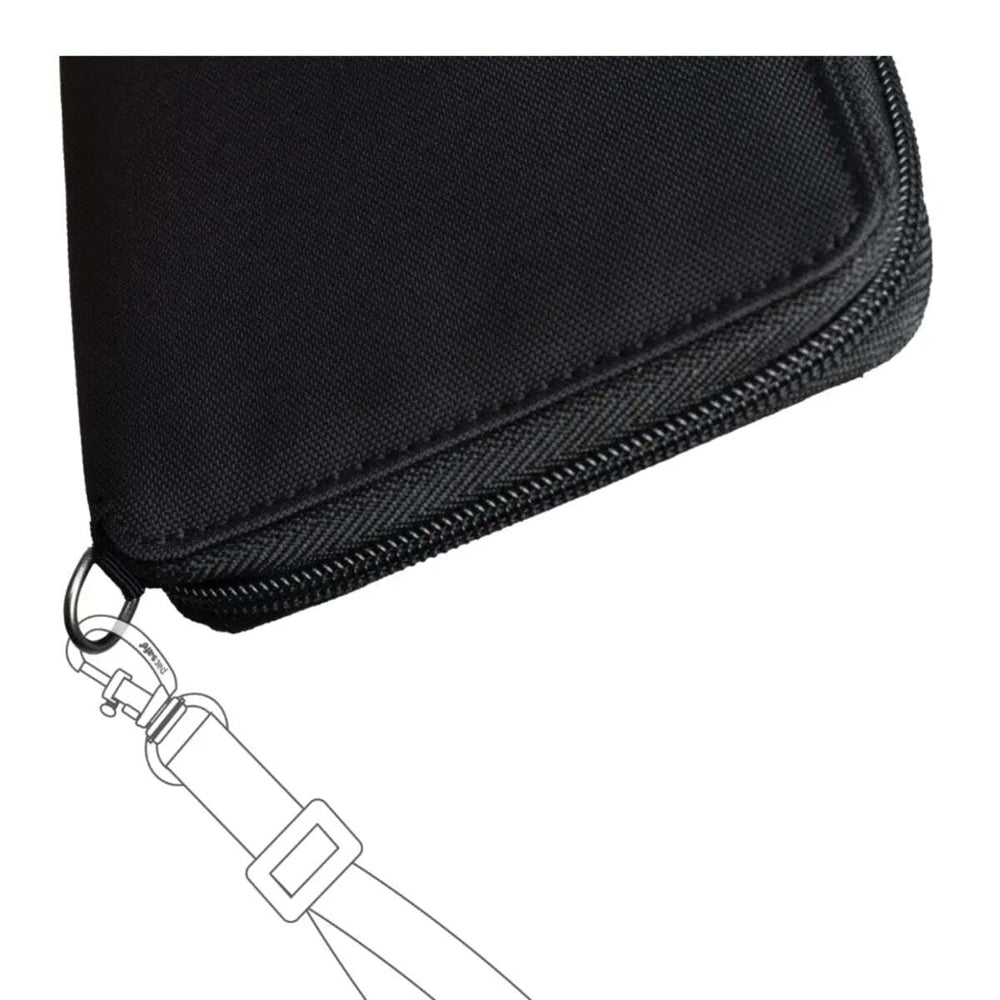 Pacsafe RFIDsafe RFID Blocking Travel Wallet - Black