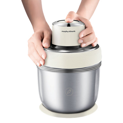 Morphy Richards Stainless Steel Electric Kitchen Cooking Chopper (White)