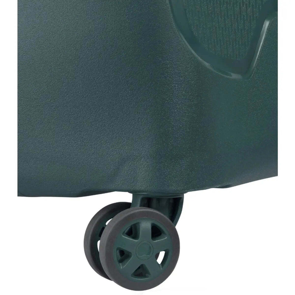 Delsey Moncey 55 cm 4-Wheel Carry-on Suitcase - Green (Recycled Material)