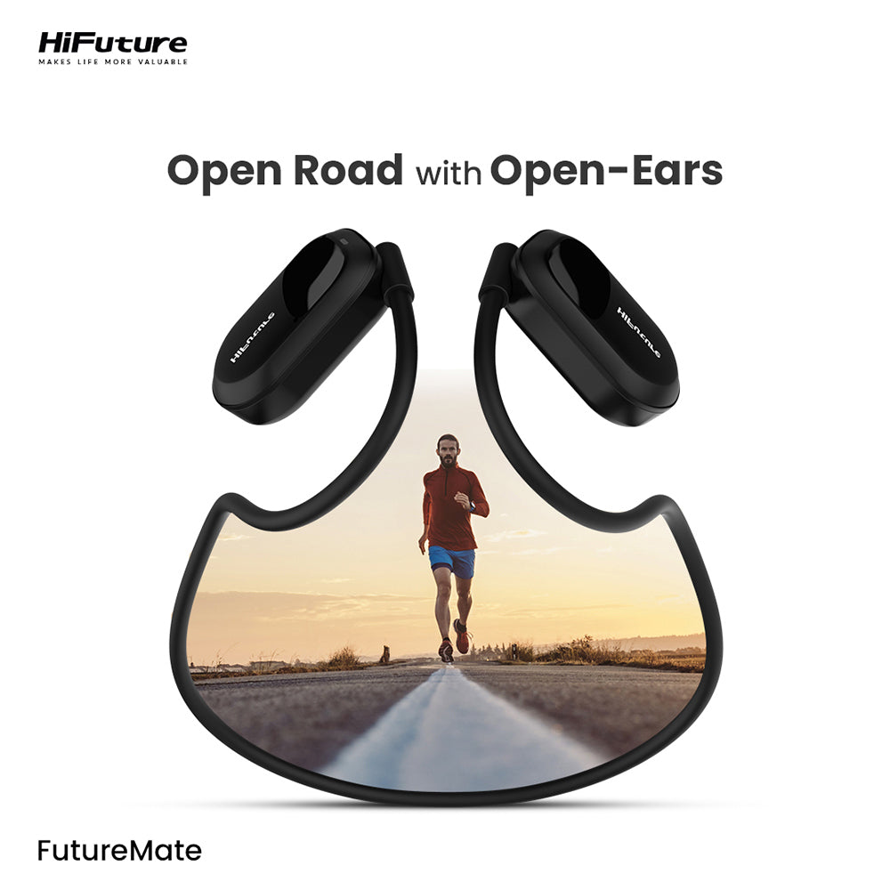 HiFuture FutureMate Open Ear Wireless Headphones (Black)