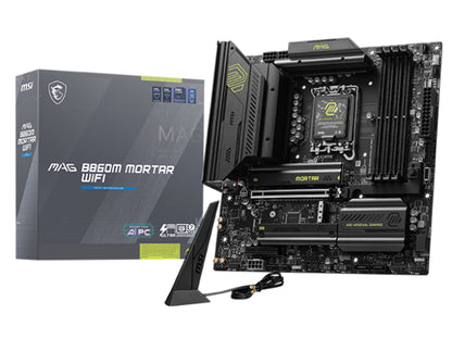 MSI MAG B860M Mortar WiFi LGA 1851 mATX Motherboard