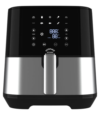 AUSPURE Air Fryer 3.5L Premium Digital, 100 Recipes, Nonstick Basket