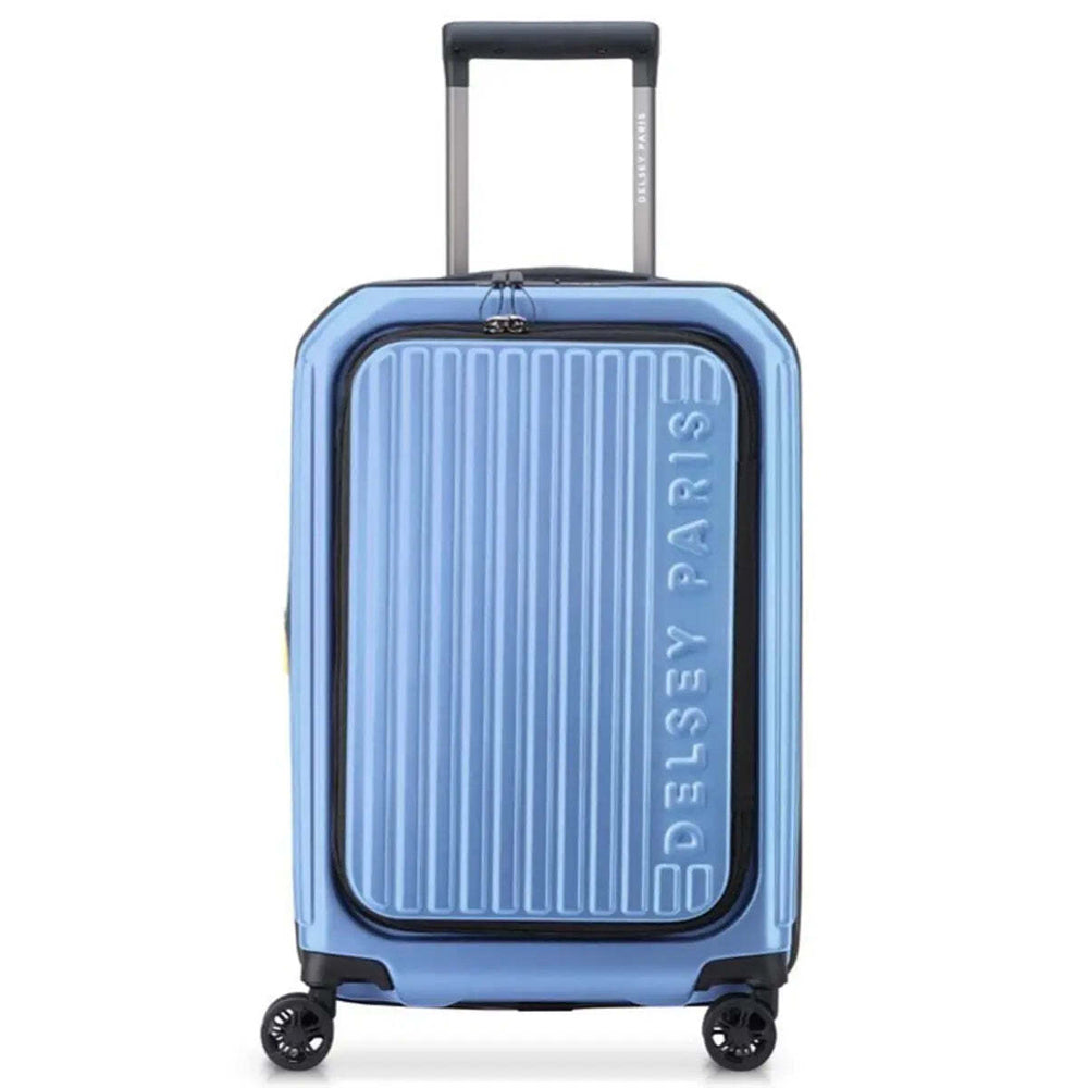 Delsey Securtime Zip 55 cm Top Opening 4-Wheel Expandable Cabin Suitcase - Laven