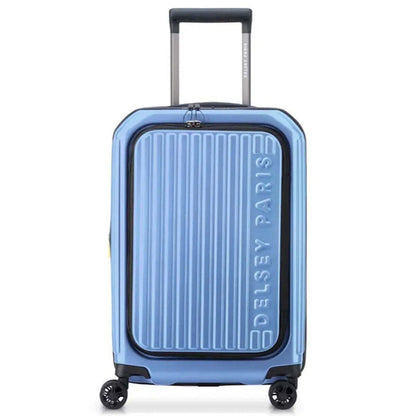 Delsey Securtime Zip 55 cm Top Opening 4-Wheel Expandable Cabin Suitcase - Laven