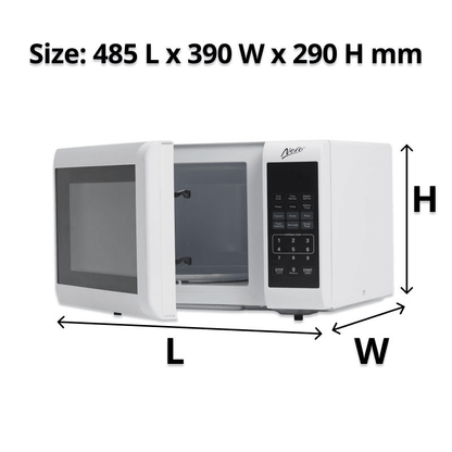 Nero Microwave 800 Watt 23 Litre White Conventional