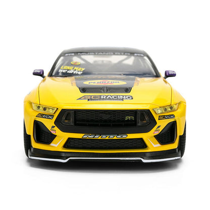 Jada 1:24 Scale Big Time Muscle 2025 Ford Mustang RTR Chelsea Racing Diecast Car