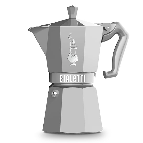 Bialetti Moka Exclusive - 6 Cup / Silver