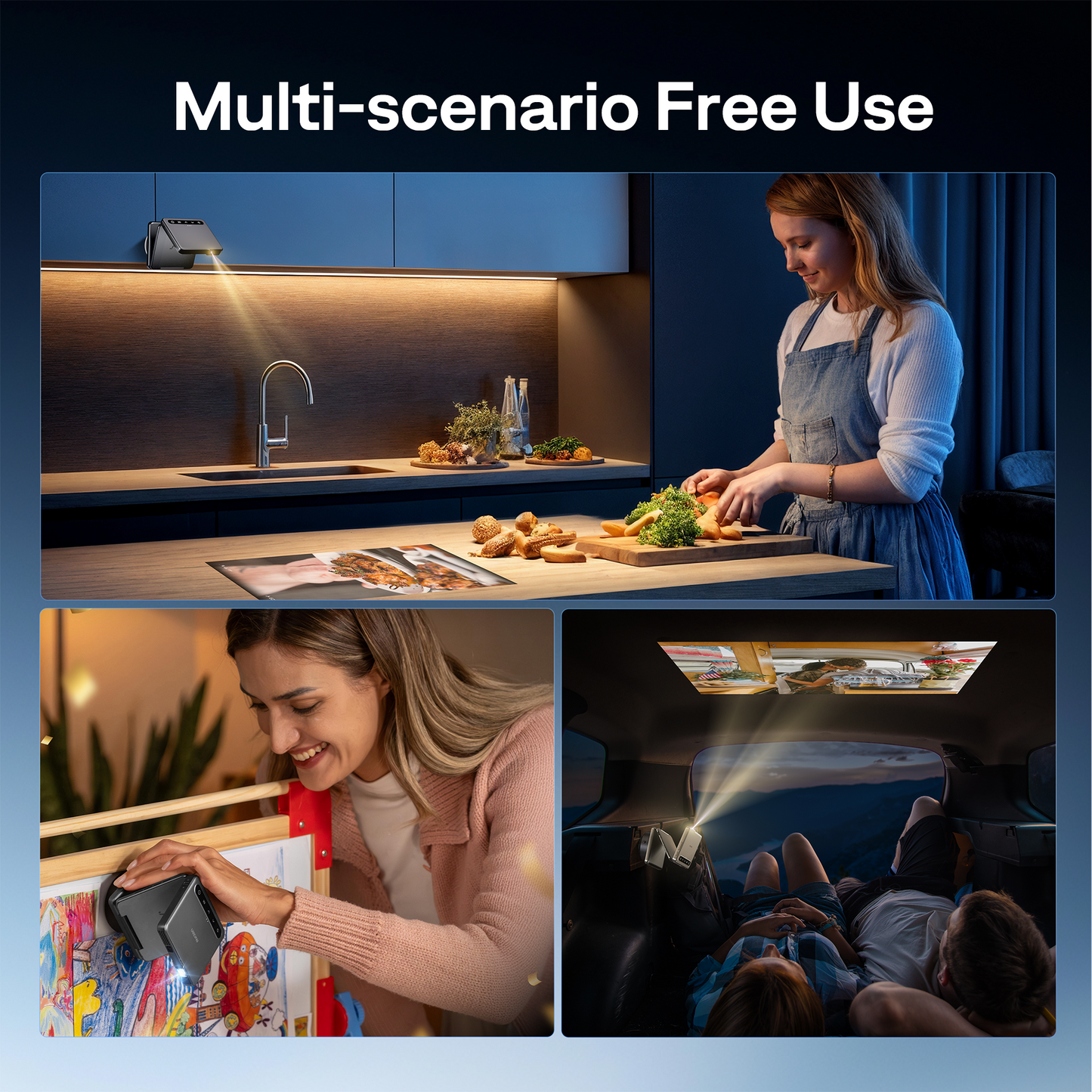 Aurzen MagPlay Dual-Sided Mount for ZIP Projector