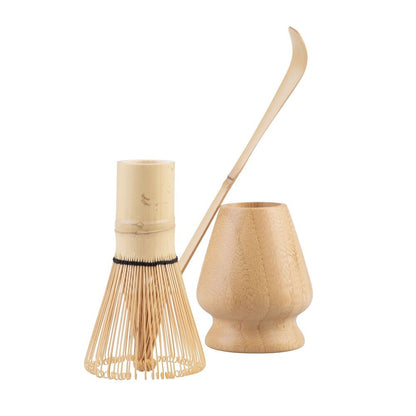 Teaology Bamboo 3 Piece Matcha Tea Whisk Set