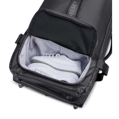 Delsey Raspail 2-Wheel Large Duffle Bag - Black