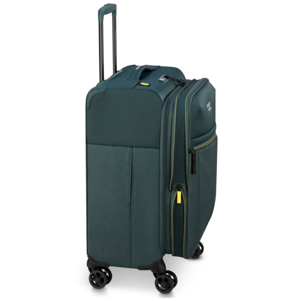 Delsey Brochant 3 Small 55cm Expandable Travel Carry-On Suitcase TSA Lock Pine