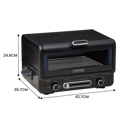Morphy Richards MRMPO12T Benchtop Oven 2000W 12L Non-Stick with Grill
