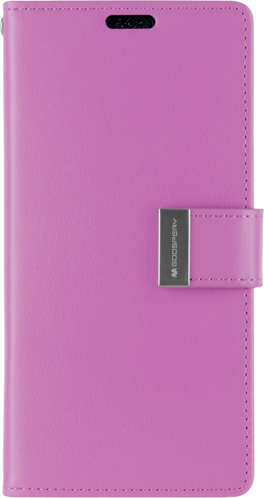 Goospery Rich Diary Case for iPhone 13 Mini - purple