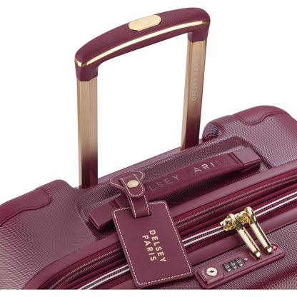 Delsey Chatelet Air 2.0 Checked-In Luggage Suitcase W/ TSA Lock Burgundy 66 cm