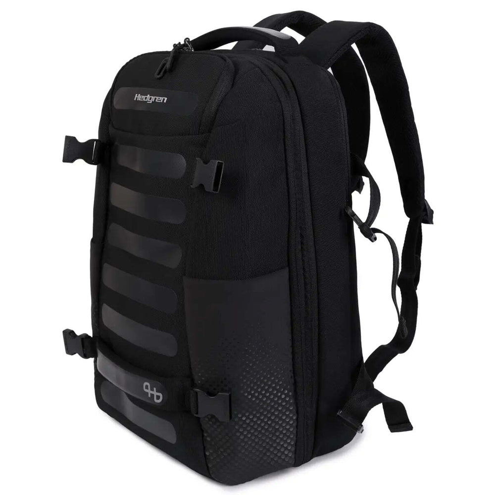 Hedgren TRIP M Expandable 15.6" Laptop Travel Backpack with RFID - Black