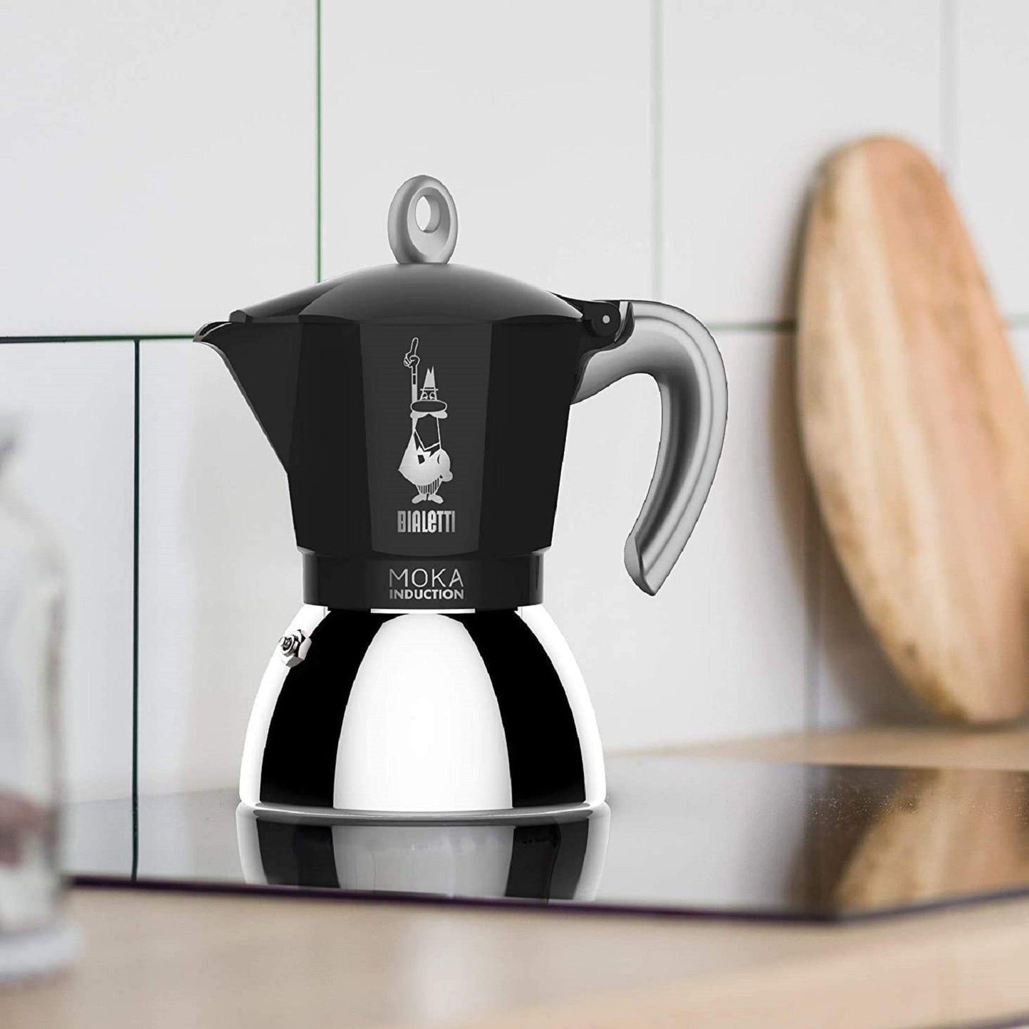 Bialetti Moka 6 Cup Induction Espresso Maker - Black