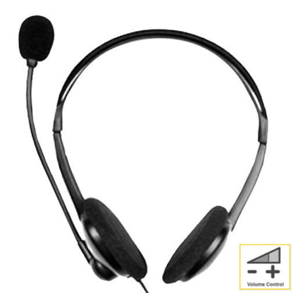 Sansai Stereo 3.5mm Headset Headphones w/ Microphone for Computer PC Gaming