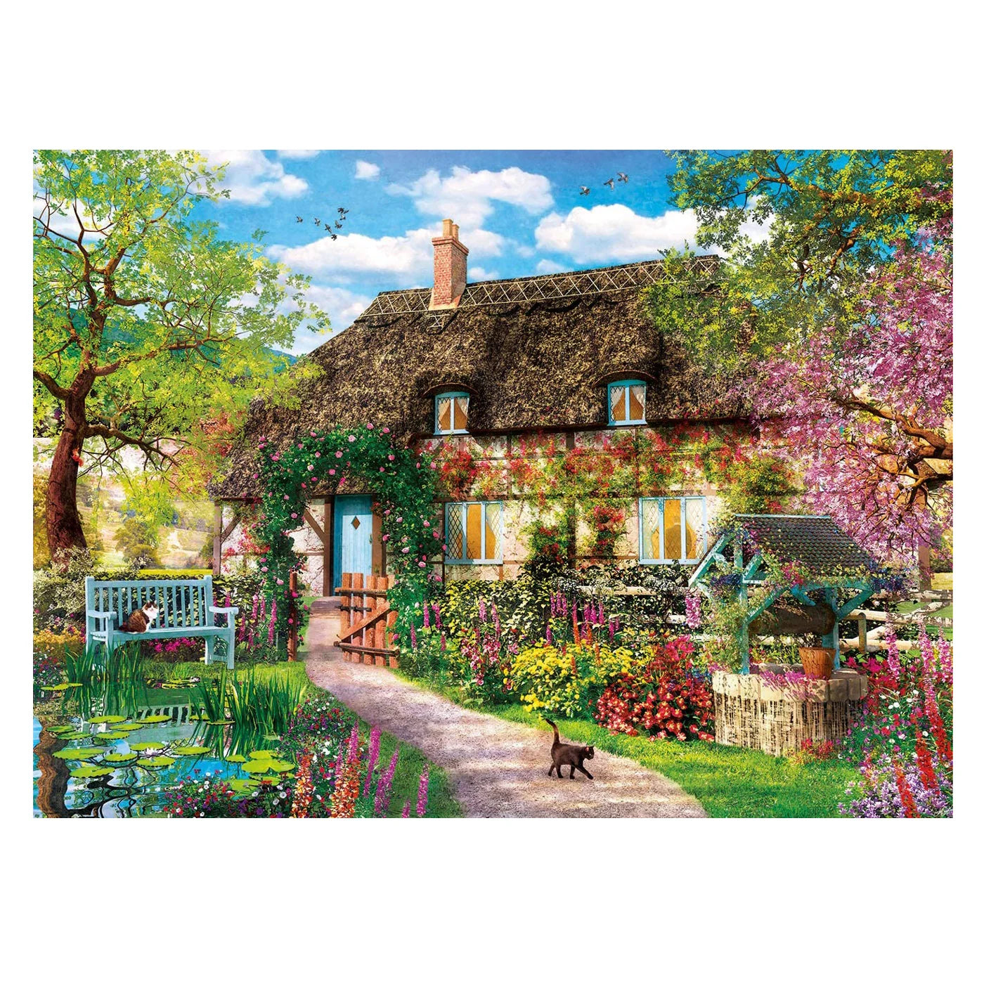 Clementoni 1000-Pieces Old Cottage Puzzle
