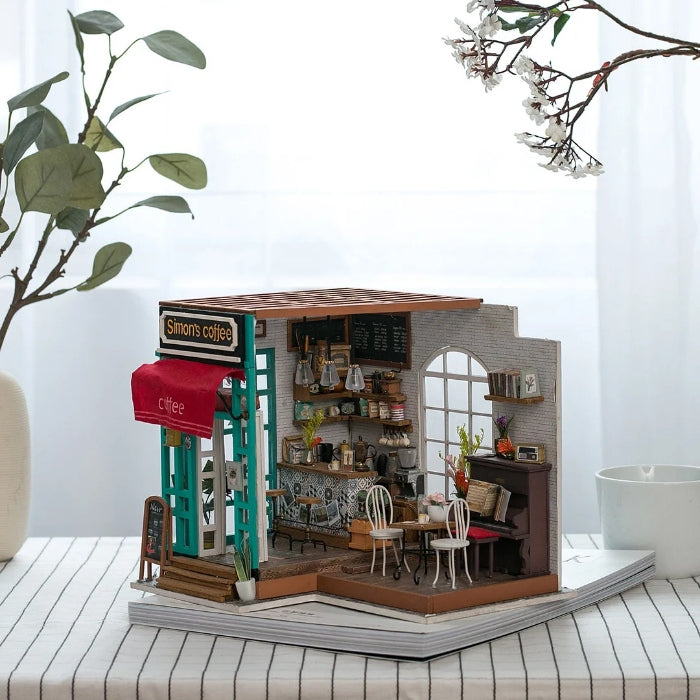 Robotime DIY Mini House Simon's Coffee
