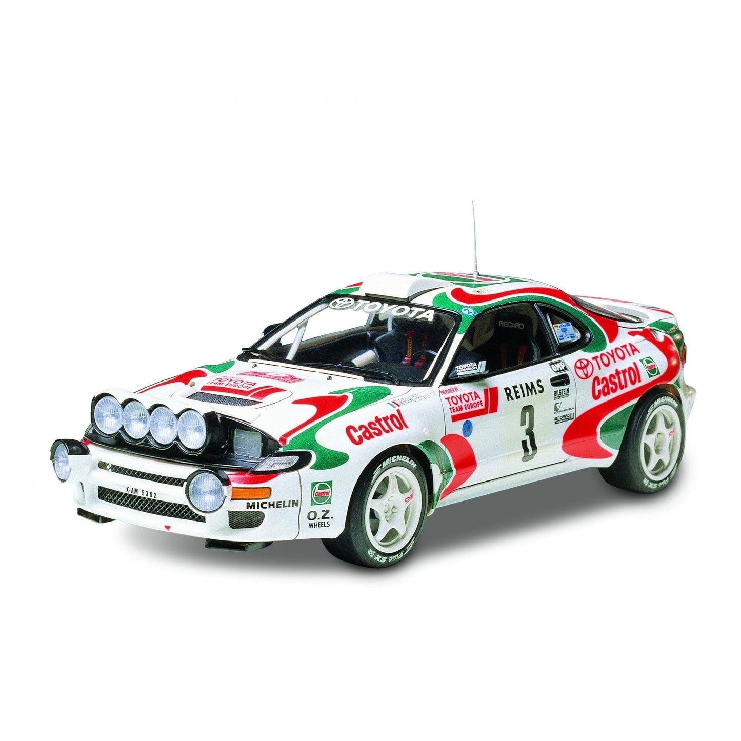 Tamiya 124 Castrol Toyota Celica GTFour 1993 MonteCarlo Rally Winner