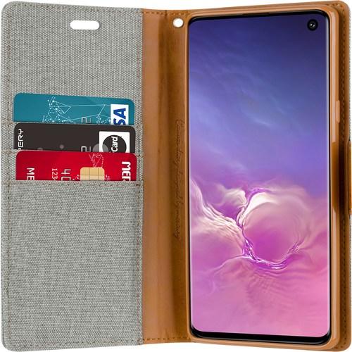 Goospery Canvas Diary For iPhone 12 mini - Red