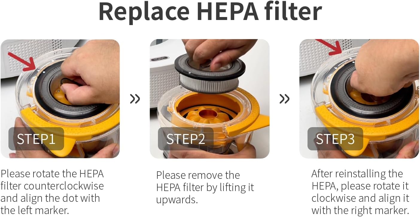 UB Pet V10 Cyclone Hepa Vacuum Filter Cover