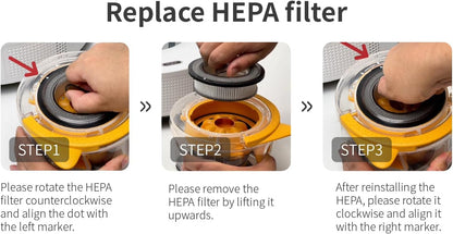 UB Pet V10 Cyclone Hepa Vacuum Filter Cover