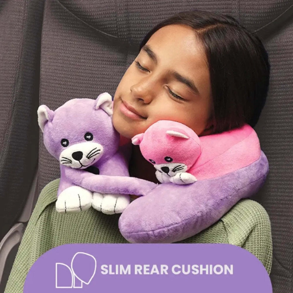 Cabeau Evolution Kids Fun Travel Neck Pillow Plush Design Kittens